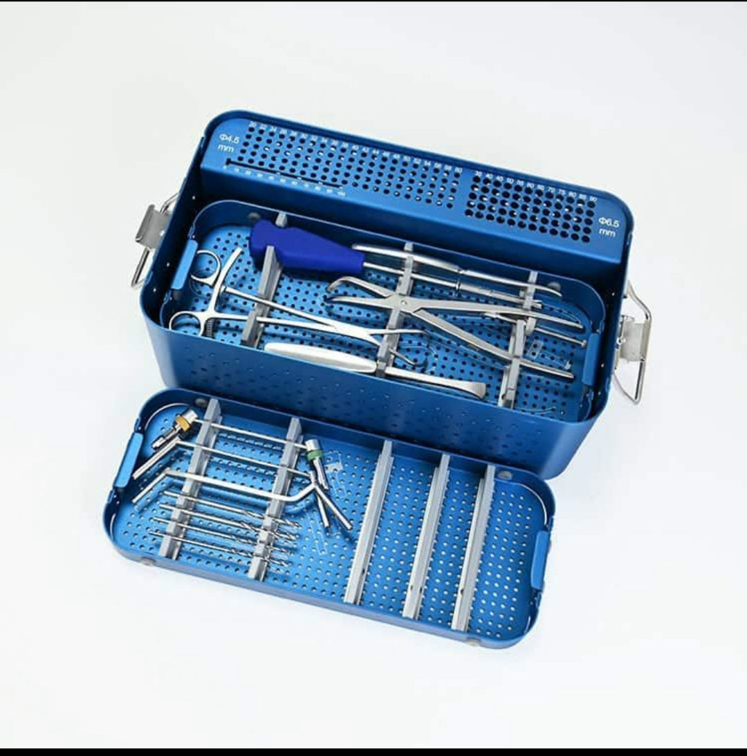 Large Fragment Orthopedic Instrument Set with Box